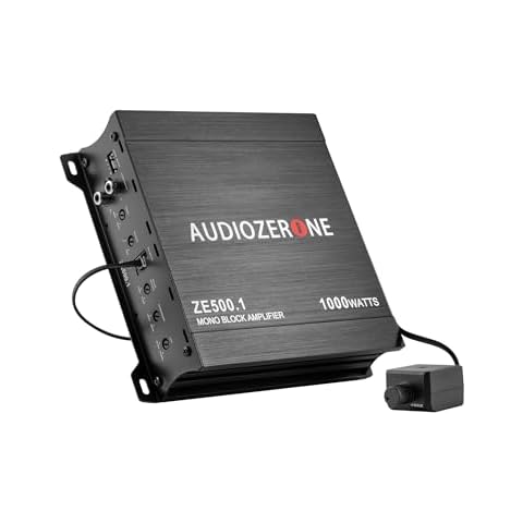 AUDIOZERONE ZE500.1 Car Amplifier Cover