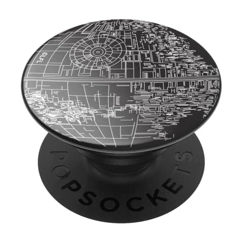 PopSockets PopGrip with Swappable Death Star Top Cover