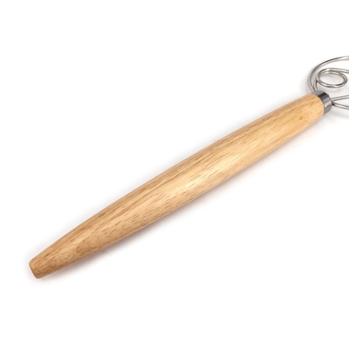 Frusta da Cucina Sbattitore Manuale Utensili for Impastare La Cottura al Forno con Manico in Legno Manuale in Acciaio Inossidabile for Il Pane Frullatore Efficiente