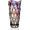 CEMABT Glass Vases for Flowers，Thickened 3.4 lb Morden vases for Tables Centerpieces, vase for Home Decor, Crystal,Colorful and Clear Rose Large Vases Christmas Day Gifts(Heavy Duty)