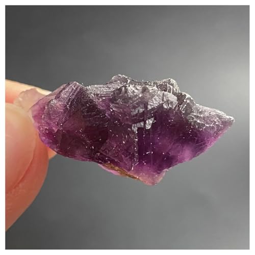 Espécimen mineral de fluorita auténtica cristal natural texturizado coleccionismo 2