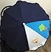 Sombrilla para silla de paseo + flexo universal. Parasol osito celeste marino