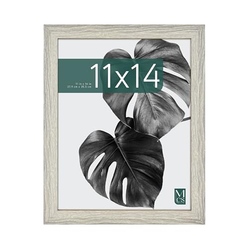 MCS Studio Gallery 11x14 Picture Frame Gray Woodgrain, Rectangle Photo Frame for Photos, Posters & Art Prints (1-Pack)