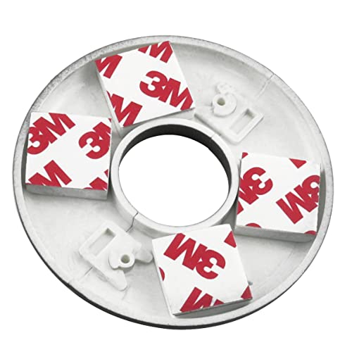 Jjhxsm 2Pcs Pipe Hole Air Conditioning Hole Decorative Cover 33X80Mm Snap On Black Round Cover Round Escutcheon Plate #TOP2