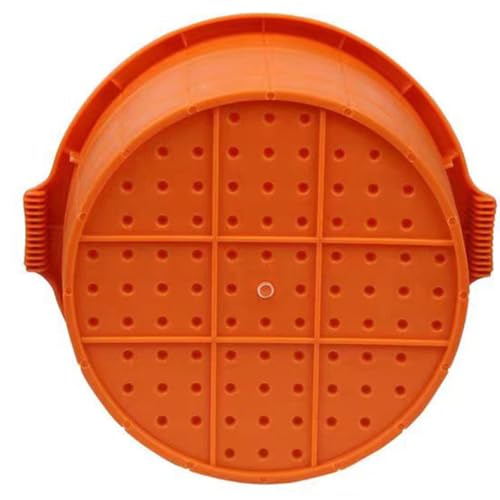 Tina para baño de pies de plástico naranja miniatura 4