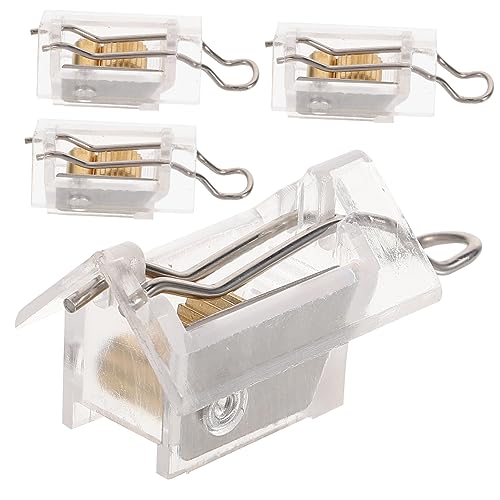 HIAKDOFT 4piezas Mecanismo De Cierre De Cuerda para Persianas Accesorios De Cortinas Fijación De Cuerda para Estores Fácil Instalación y Reutilizable para Persianas Enrollables y