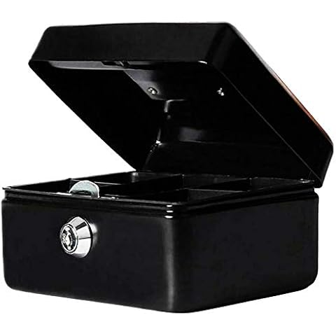 Secure Steel Cash Deposit Box with Keys Cover