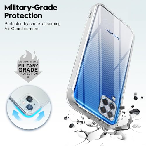 Image of Jkobi Back Cover for Samsung Galaxy M62 (Silicone Clear Shockproof Case with Camera Protection | Soft and Flexible | Transparent)