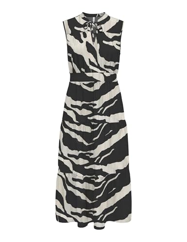 Robe longue ONLY Onlnova Life Elite noire imprimée en taille XS pour femme