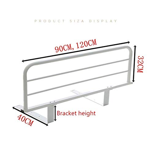 Barrière de lit pour senior robuste et pliable avec support de 15 cm - 5