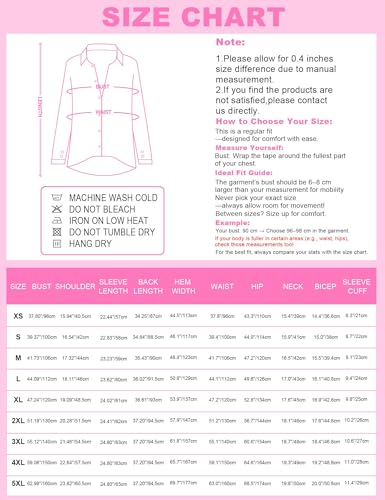 Image of Aoudery Womens Button Down Shirt Dresses with Pockets Cotton Button Up Tunics Long Sleeve Solid High Low Blouse Tops