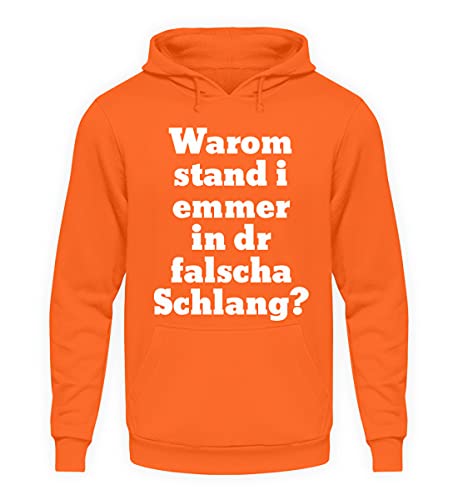 Pull à capuche unisexe orange grand confort pour en finir avec les sweats rêches