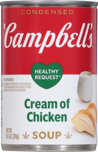 Image of Campbell's Condensed Healthy Request Cream of Chicken Soup, 10.5 Ounce Can (Pack of 4)