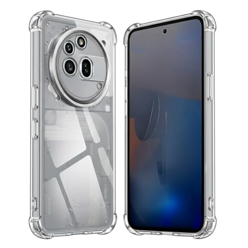 Image of Fashionury 3D Raised Transparent Crystal Clear Back Cover for Nothing Phone 3a Pro | Shockproof Design | Anti-Slip Grip | Camera Protection | 360 Degree Protection Mobile Case