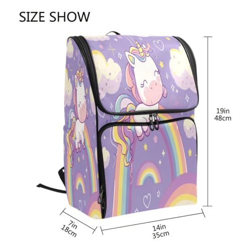 Sac à dos étudiant licorne idéal pour le collège et les sorties - 6
