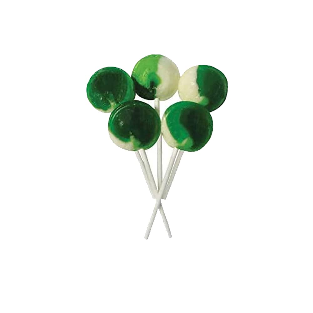 VSTAR Joseph Dobson & Sons Mega Lollies - Unwrapped Mega Lollies (Sour apple Mega lollies, 10), Orange, 21.0 gram