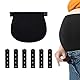 Generisch 7 Stück Hosenbunderweiterung Set – Hosenerweiterung Schwangerschaft ohne Nähen – Hosenknopf Verlängerung für wachsenden Bauch – Ideal in Frühschwangerschaft & Gewichtsschwankungen