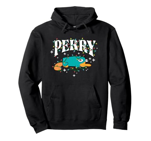 Disney Phineas And Ferb Christmas Perry The Platypus Shine パーカー