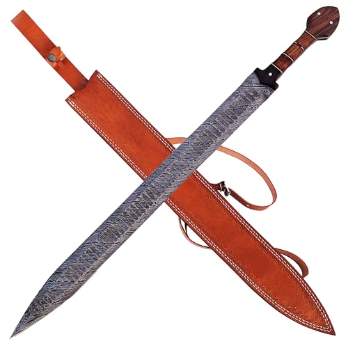Armory Replicas™ Hand Forged Damascus Xiphos Sword – 27.75