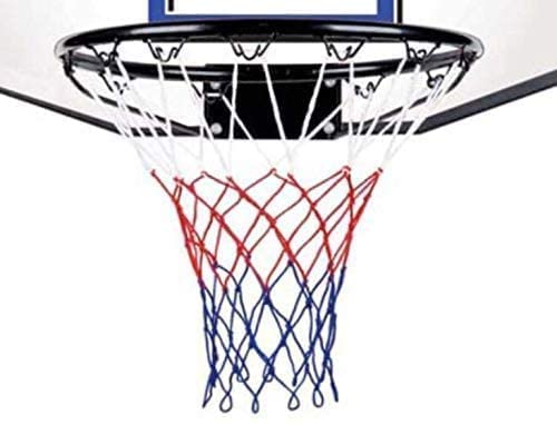 Tabellone Basket 71x45 cm Con Canestro in Metallo - Rete Inclusa, Pallacanestro, Diametro del Canestro 40 cm