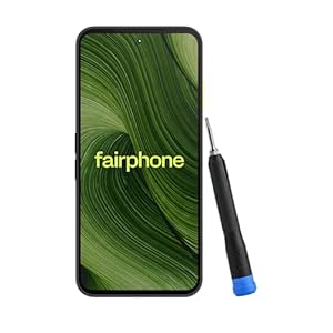 Fairphone Gen. 6 (reparierbares, nachhaltiges und langlebiges Smartphone (6,31"-Display, 50-MP-Dual-Kamera, 8GB/256GB, 4415 mAh, Android 15)) inkl. iFixit Schraubendreher