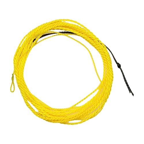 kowaku Tenkara Fly Line Sinking 9 ft PE Braided for Freshwater Fishing, Yellow