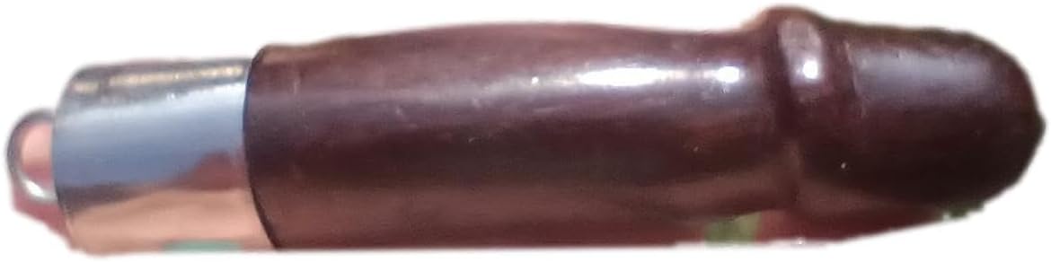 Wood Phallic Phallus Lucky Amulet Statue Thailand CH725