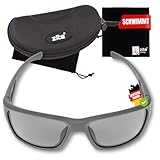 Zite Fishing Polarisationsbrille | Orus | Polbrille Angeln verspiegelt, UV400 & Schwimmfähig | Ultraleichte Angelbrille mit Hardcase & Tasche | Angelbrille polarisiert zum Angeln, Fishing Glasses