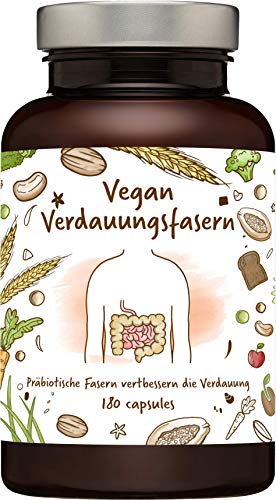 Vegan Digestive Fibers by Kala Health - Unique combination of prebiotic fibers and marine algae that stimulates easy bowel and colon movement (180)