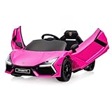Winado 12V Ride on Car, Licensed Lamborghini Revuelto...