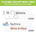 Eamay Daily Schedule Pocket Charts, Teacher Schedule Chart with Resuable 18 Custom Cards, Classroom Pocket Chart for School Office or Homeschool Activities, Blue