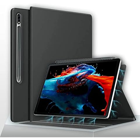 iSamzan Case for Samsung Galaxy Tab S8/S7 11 Inch Stand Case, Strong Magnetic Backing Slim Lightweight Cover with S Pen Holder, Auto Wake/Sleep Cover for Galaxy Tablets S8 2022/S7 2020 Grey Cover