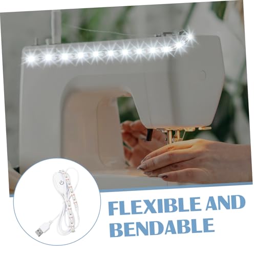 Tira LED USB con atenuador táctil para máquina de coser miniatura 7
