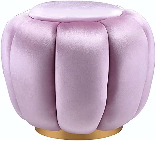Acme FurnitureHeiress Ottoman in Bubblegum Pink Velvet