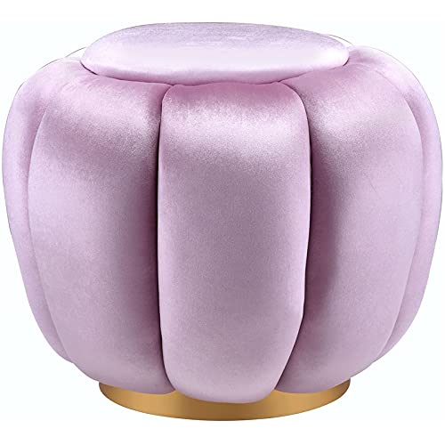 Acme FurnitureHeiress Ottoman in Bubblegum Pink Velvet