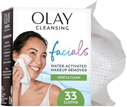 Olay 4-in-1 Sensitive Daily Facial Cloths, 33 ct (Packaging May Vary)