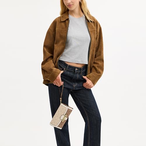 Image of Coach Women's Signature Elle Hardware Chain Crossbody