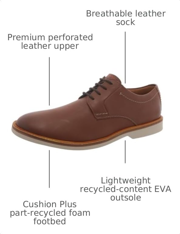 Image of Clarks - Mens Atticus Lace Oxford Shoe