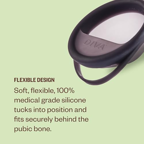 Diva Disc - Comfortable, Reusable Menstrual Disc with Leakproof Shield - for Up to 12 Hours of Continuous Wear - 100% Medical Grade Silicone - Holds 7 Tampons of Flow - One Size Fits Most - Thumbnail 6