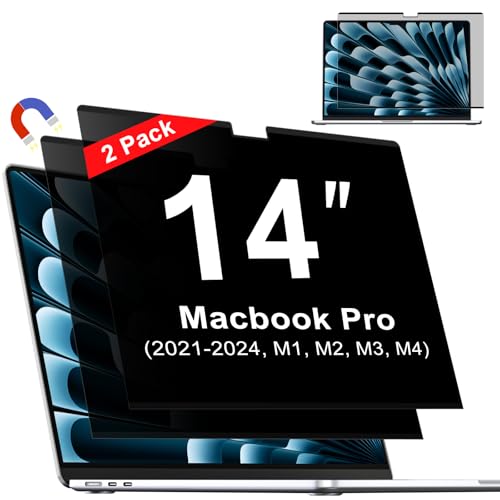 Protege tu privacidad en Mac con el filtro magnético ZOEGAA antiespía de 14"