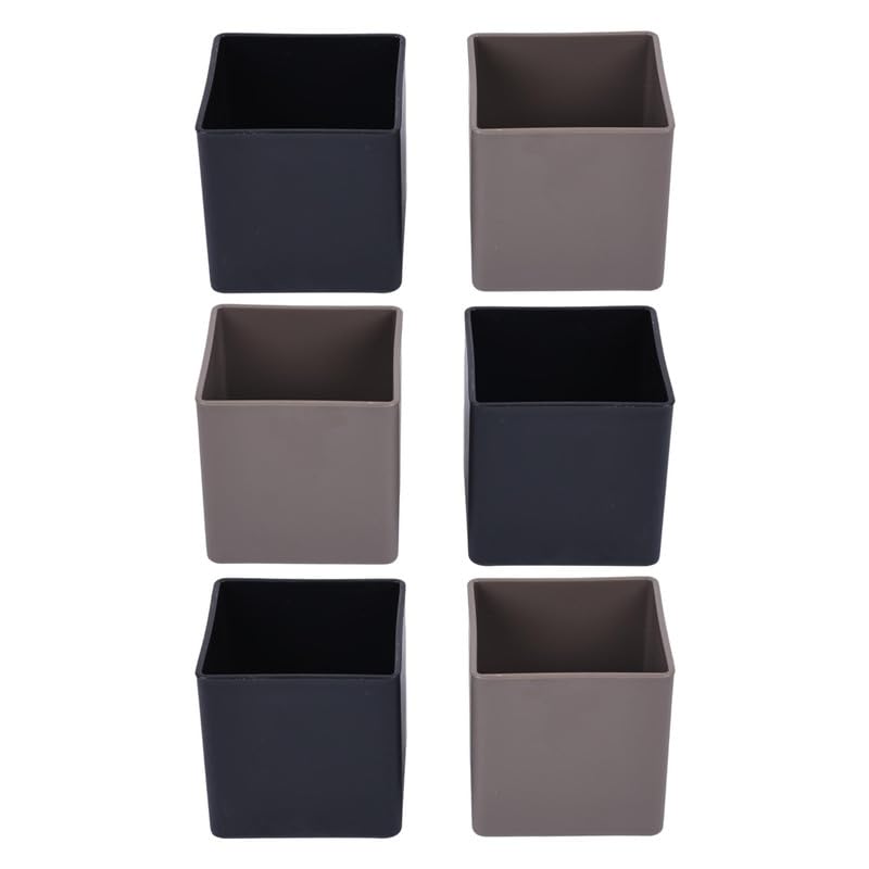 HIVE Empty Square Plastic Pots | Brown/Black | Modern, Reusable Planters for Home & Office Gardening | Suitable for Flowers, Small Vegetables, and Seedlings (Set of 6) (B0DF5G7NPN) Amazon Price History, Amazon Price Tracker