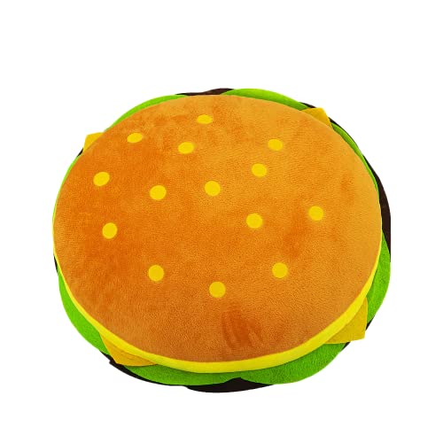 Image of 11.8 inch Hamburger Plush Cheeseburger Pillow Stuffed Food Cushion Toy,Gifts For Kids