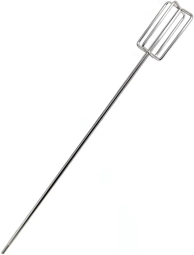 Pinewell Stainless Steel Drill Stirrer/Mixer - 1/4 Inch Hex Drive (Heavy Duty) Homebrew Beer Brewy Tool