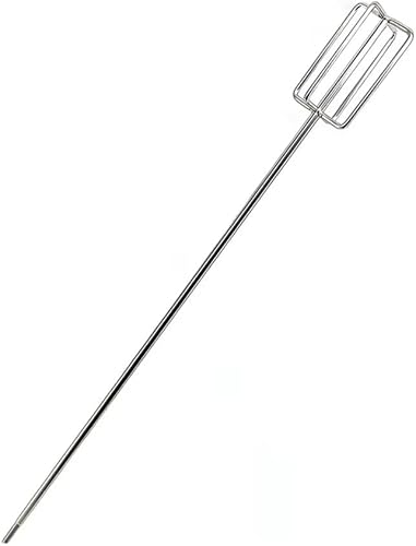 Agitadormezclador de taladro de acero inoxidable - Herramienta de cerveza casera con accionamiento hexagonal de 14 pulgadas (resistente)