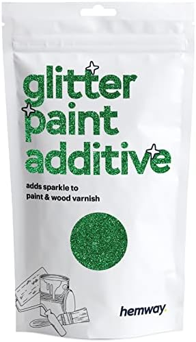 Hemway Pink Holographic Glitter Paint Additive 100g / 3.5oz for Acrylic Latex Emulsion Paint - Interior & Exterior Wall, Ceiling, Wood, Varnish, Dead Flat, Matt, Gloss, Satin, Silk