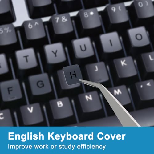 Pegatinas para Teclado Boaulee 2PCS Color Gris Degradado miniatura 3