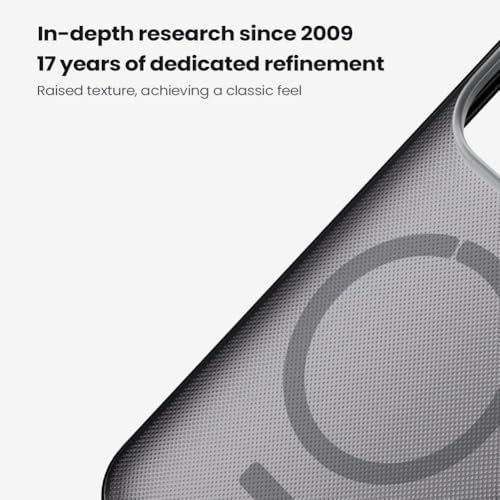 Image of Nillkin Case for OnePlus 15 (1+15) (6.78 inch Inch) Super Frosted Shield Pro Magnetic Hard Back Soft Border (PC + TPU) Cover Raised Bezel Camera Protect Transparent Black Color
