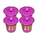 4 Pack Reusable Gold Plated Mesh Coffee Filters For Kurig Plus 2.0 & Classic 1.0 Brewers