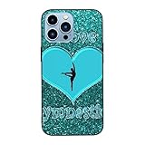 DENMER I Love Gymnastics Handyhülle für iPhone 13, rutschfeste und sturzsichere Handyhülle (für iPhone 13 Pro/13pro Max), Weiß