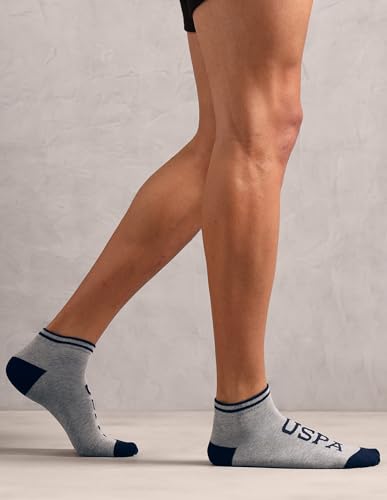 Image of U.S. POLO ASSN. Men's ES010 Super Soft Stretch Ankle Length Socks - Pack Of 3